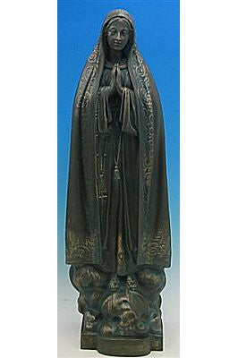 Our Lady of Fatima WJSA3235C-Inspirational Gifts-Space Age Plastics-Patina-Michigan Church Supply