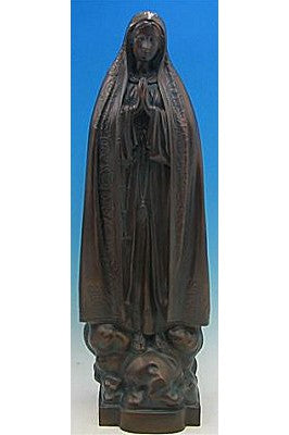 Our Lady of Fatima WJSA3235C-Inspirational Gifts-Space Age Plastics-Bronze-Michigan Church Supply