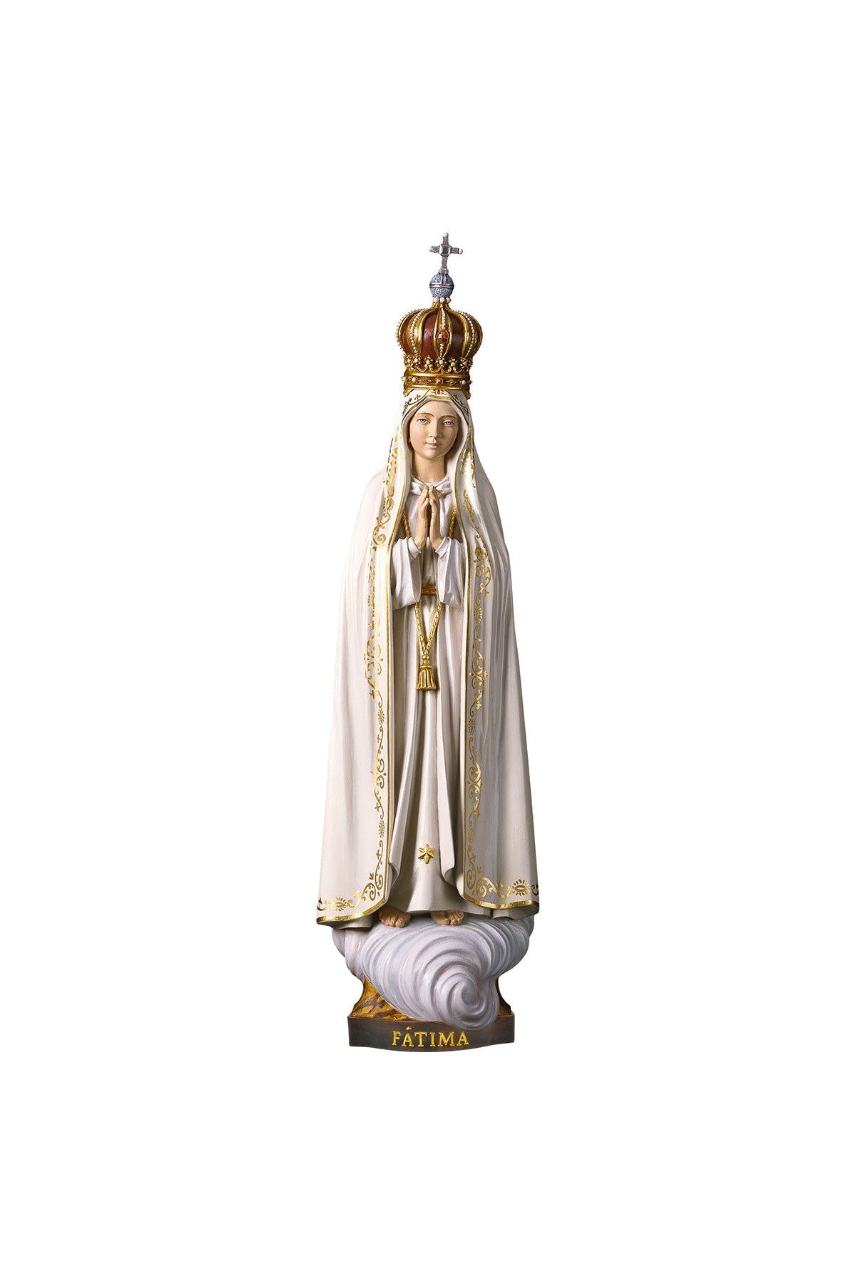 Our Lady of Fatima with Crown-YK070000-Inspirational Gifts,Church Life-Ulrich-11"-Michigan Church Supply