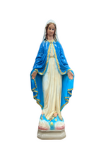 Our Lady of Grace Cement Statue - WY27FC2-Inspirational Gifts/Church Life-Abundant Blessings-Michigan Church Supply