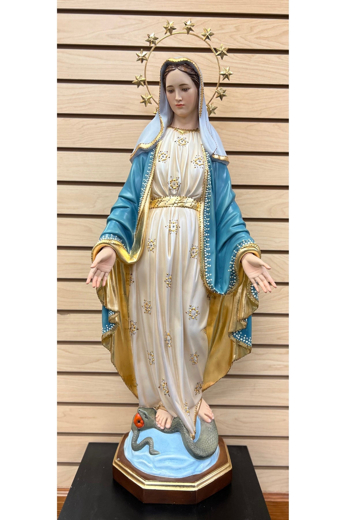 Our Lady of Grace Statue Fancy 34" - HM5555-Church Life-Fiat Imports-Michigan Church Supply