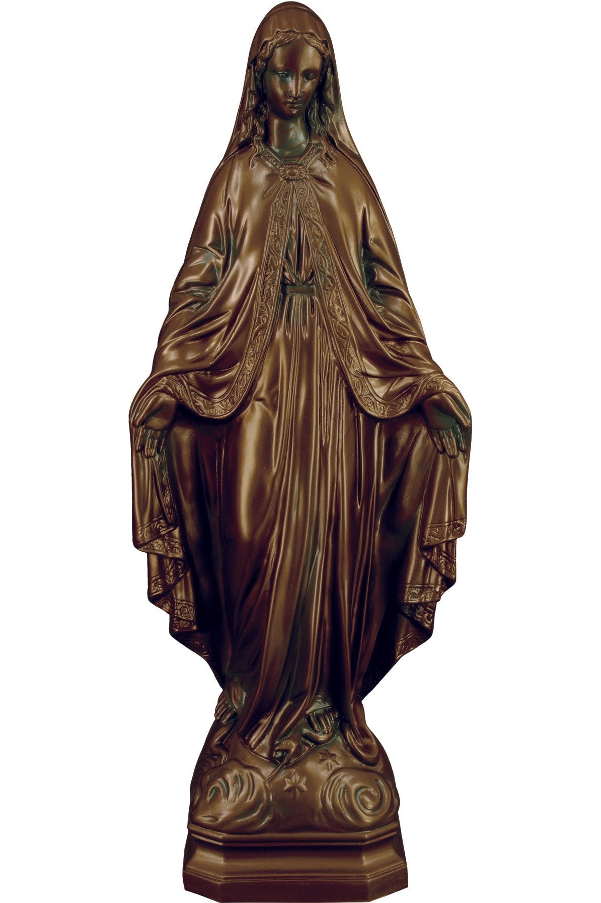 Our Lady of Grace WJSA2405C-Inspirational Gifts-Space Age Plastics-Bronze-Michigan Church Supply