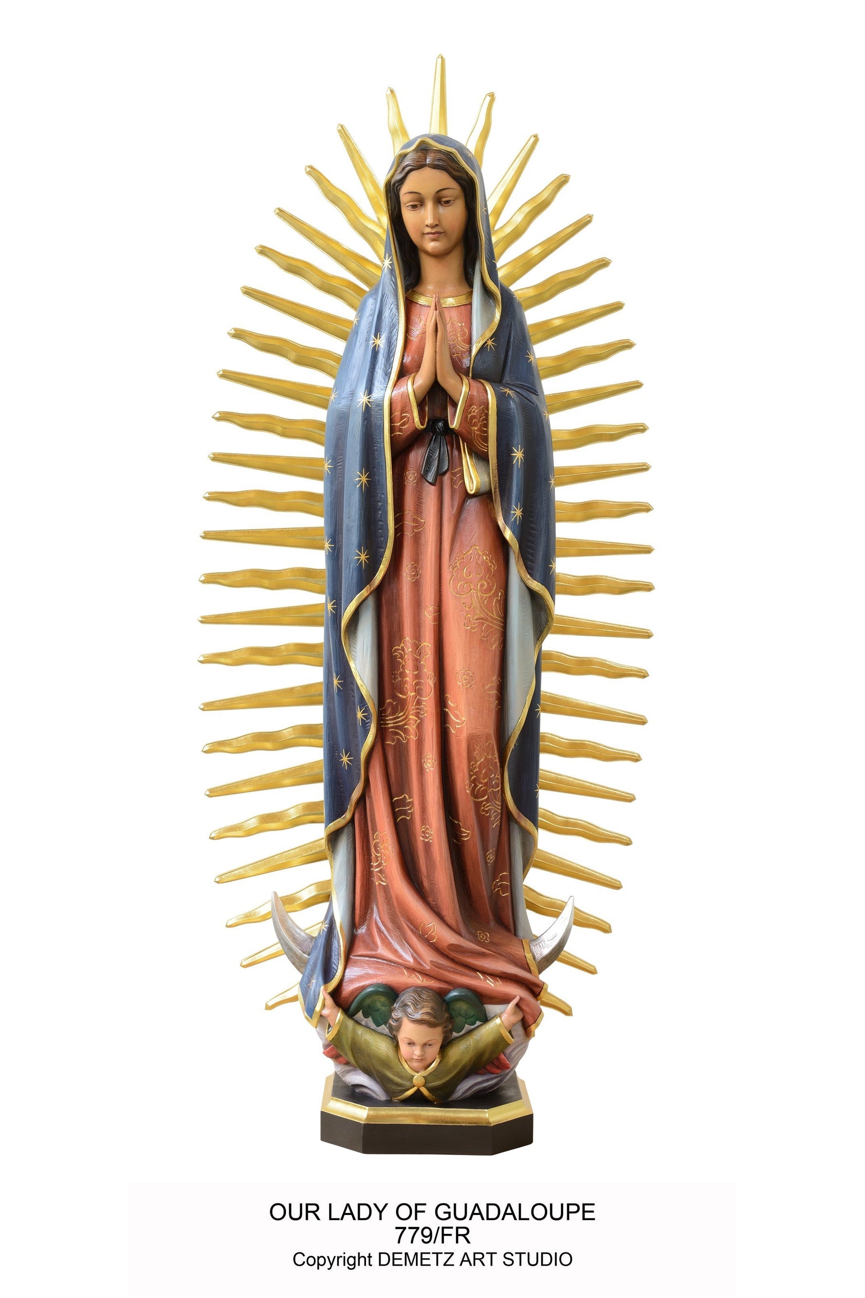 Our Lady of Guadaloupe - HD779FR-Church Life-Demetz-Fiberglass 24"-Michigan Church Supply