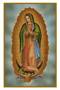 Our Lady of Guadalupe Holy Card FQHG603-Inspirational Gifts-Barton Cotton-Michigan Church Supply