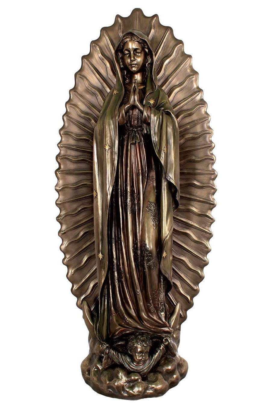 Our Lady of Guadalupe Statue - ZWSR75964-Church Life-Goldscheider of Vienna-Michigan Church Supply