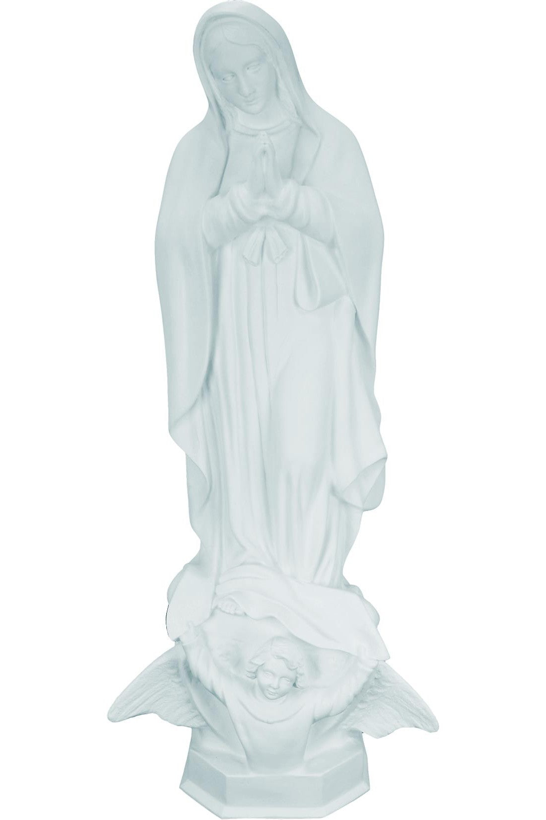 Our Lady of Guadalupe WJSA2445C-Inspirational Gifts-Space Age Plastics-White-Michigan Church Supply