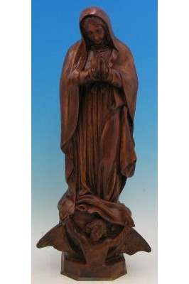 Our Lady of Guadalupe WJSA2445C-Inspirational Gifts-Space Age Plastics-Wood Stain-Michigan Church Supply