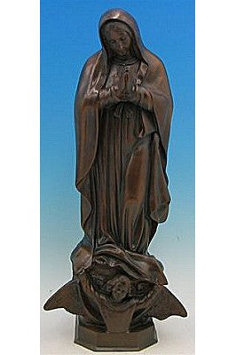 Our Lady of Guadalupe WJSA2445C-Inspirational Gifts-Space Age Plastics-Bronze-Michigan Church Supply