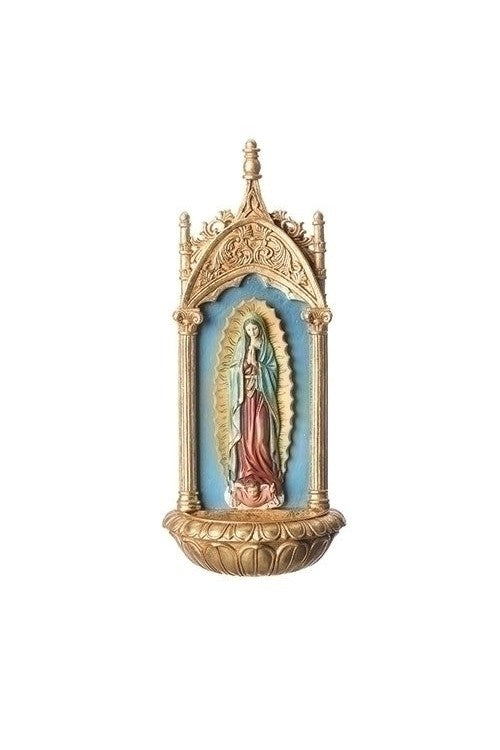 Our Lady of Guadalupe Water Font - LI21426-Inspirational Gifts-Roman, Inc-Michigan Church Supply