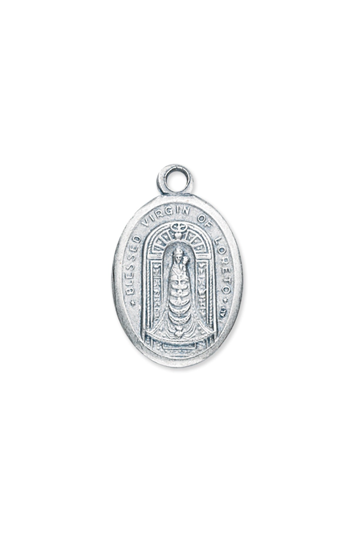 Our Lady of Loreto Medal - TA1086-Jewelry/Inspirational Gifts-Hirten-Michigan Church Supply