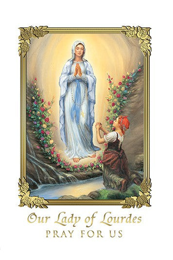 Our Lady of Lourdes Mass Cards FQME738-Church Life-Barton Cotton-Michigan Church Supply