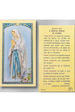 Our Lady of Lourdes Oracion a Nuestra Senora De Lourdes- TA700003-Inspirational Gifts-Hirten-Michigan Church Supply