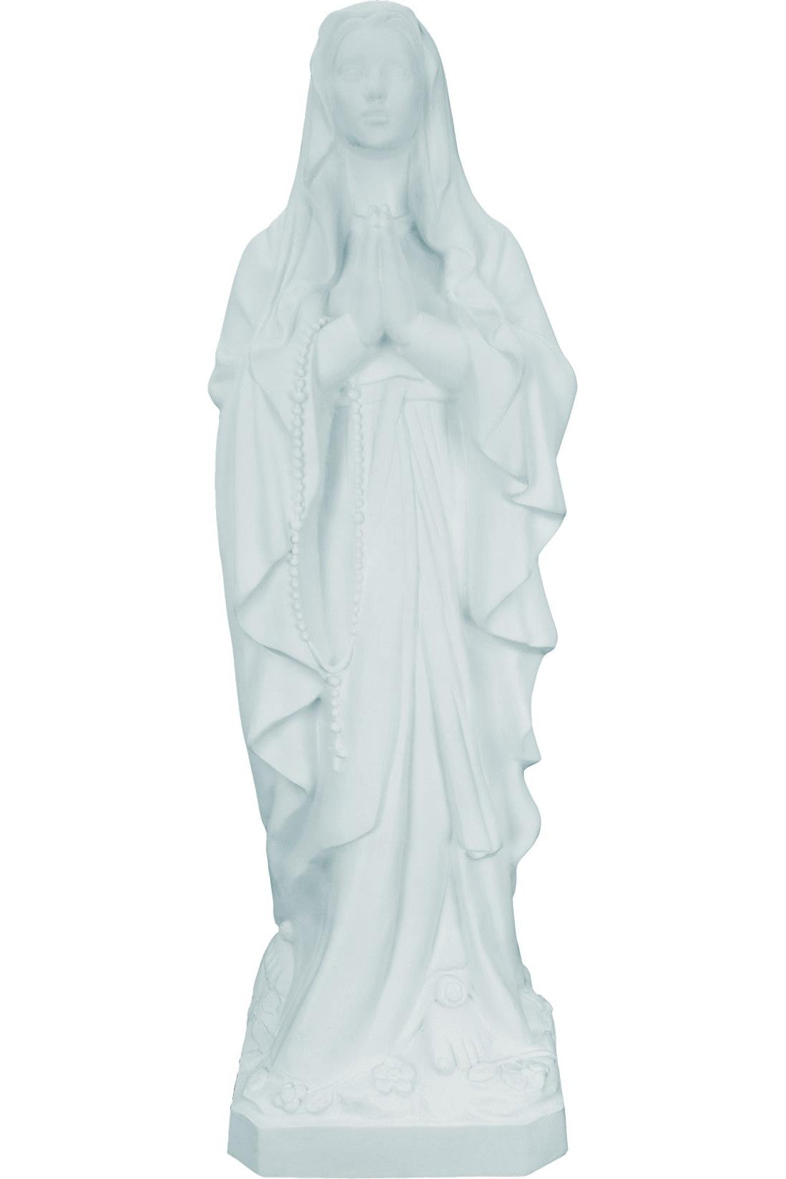 Our Lady of Lourdes WJSA2450C-Inspirational Gifts-Space Age Plastics-White-Michigan Church Supply