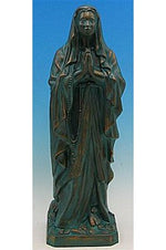 Our Lady of Lourdes WJSA2450C-Inspirational Gifts-Space Age Plastics-Patina-Michigan Church Supply