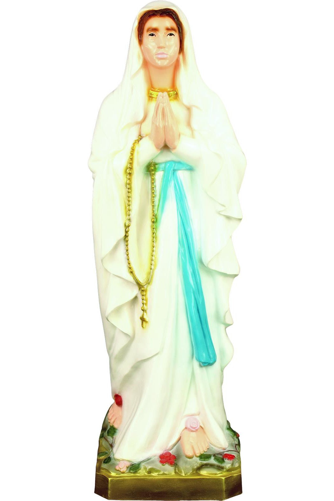 Our Lady of Lourdes WJSA2450C-Inspirational Gifts-Space Age Plastics-Colored-Michigan Church Supply