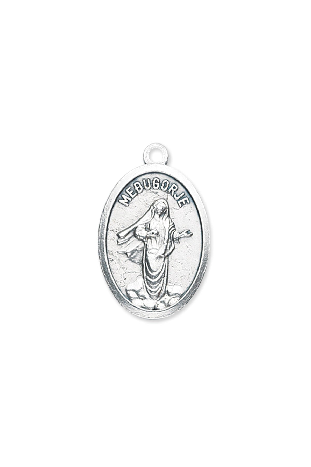 Our Lady of Medugorje Medal - TA1086-Jewelry/Inspirational Gifts-Hirten-Michigan Church Supply