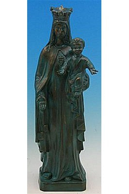 Our Lady of Mercy WJSA2461C-Inspirational Gifts-Space Age Plastics-Patina-Michigan Church Supply