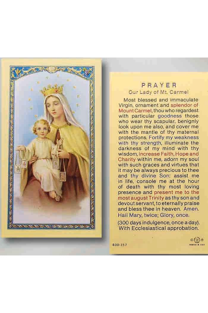 Our Lady of Mt. Carmel - TA800157-Inspirational Gifts-Hirten-Michigan Church Supply