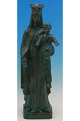 Our Lady of Mt. Carmel WJSA2462C-Inspirational Gifts-Space Age Plastics-Patina-Michigan Church Supply