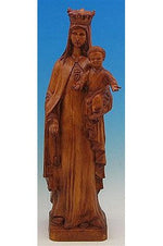 Our Lady of Mt. Carmel WJSA2462C-Inspirational Gifts-Space Age Plastics-Wood Stain-Michigan Church Supply