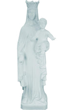 Our Lady of Mt. Carmel WJSA2462C-Inspirational Gifts-Space Age Plastics-White-Michigan Church Supply