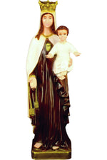 Our Lady of Mt. Carmel WJSA2462C-Inspirational Gifts-Space Age Plastics-Colored-Michigan Church Supply