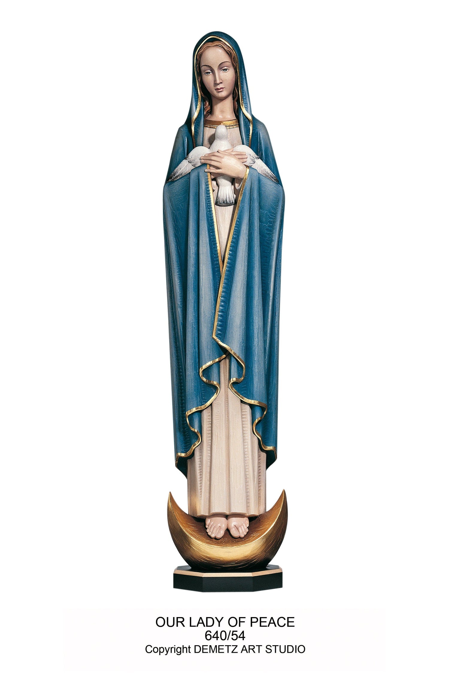 Our Lady of Peace - HD64054-Church Life-Demetz-36"-Michigan Church Supply