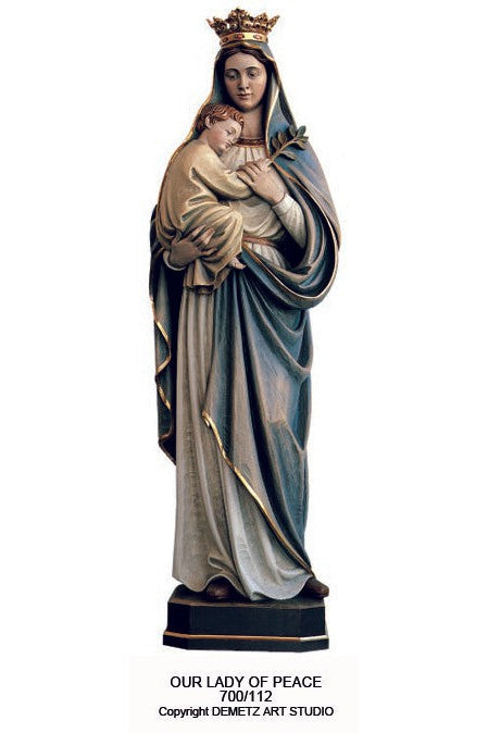 Our Lady of Peace - HD700112-Church Life-Demetz-Linden Wood 36"-Michigan Church Supply