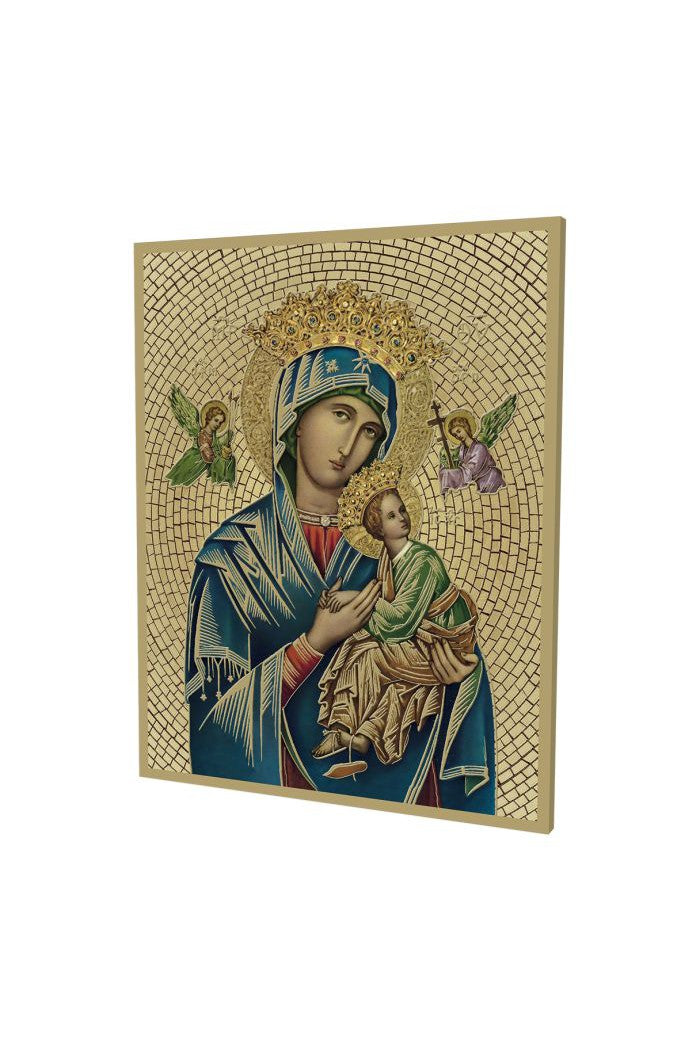 Our Lady of Perpetual Help Mosaic Plaque - TA108-208-Inspirational Gifts-Hirten-Michigan Church Supply