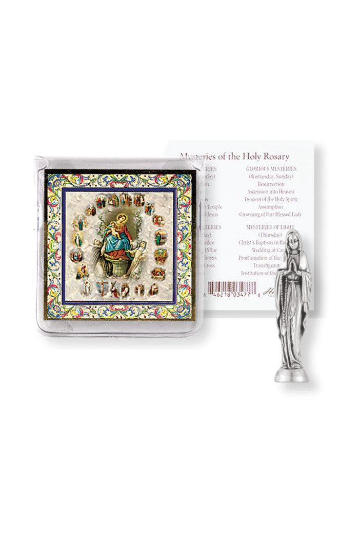 Our Lady of the Rosary Pocket Statue - TA891212-Inspirational Gifts-Hirten-Michigan Church Supply