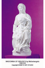 Our Lady with Child by Michelangelo - HD700124-Church Life-Demetz-Fiberglass 36"-Michigan Church Supply