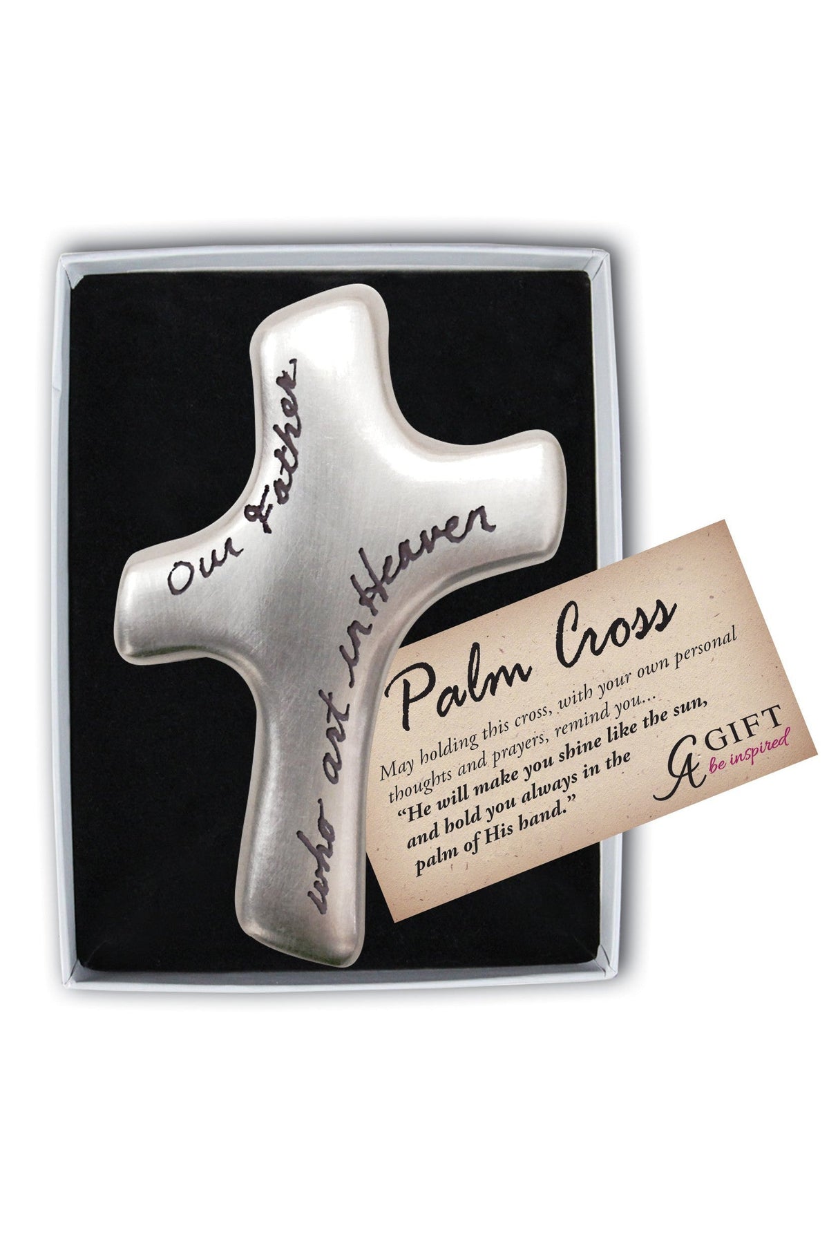 Palm Crosses-Inspirational Gifts-Cathedral Art Medal and CA Gifts-Our Father Who Art In Heaven-Michigan Church Supply