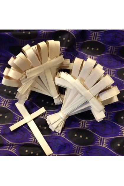 Palm Crosses (dried) - APCROSS-Church Life-African Palms-Michigan Church Supply