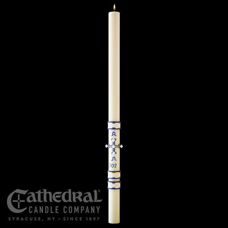 Paschal Candle - Eternal Glory-Church Life-Cathedral Candle-1-1/2" x 34" - GG80872020-Michigan Church Supply