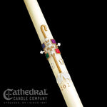 Paschal Candle - Good Shepherd-Church Life-Cathedral Candle-1-1/2" x 34" - GG80862020-Michigan Church Supply