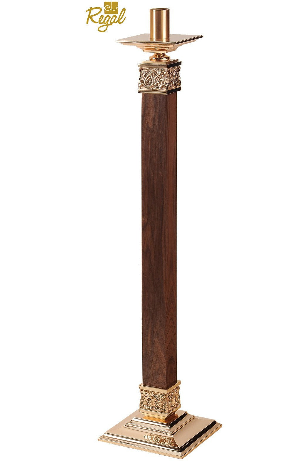 Paschal Candle Stand - QF90PCS35-W-Church Life-Empire Bronze-44"-Fixed-Michigan Church Supply