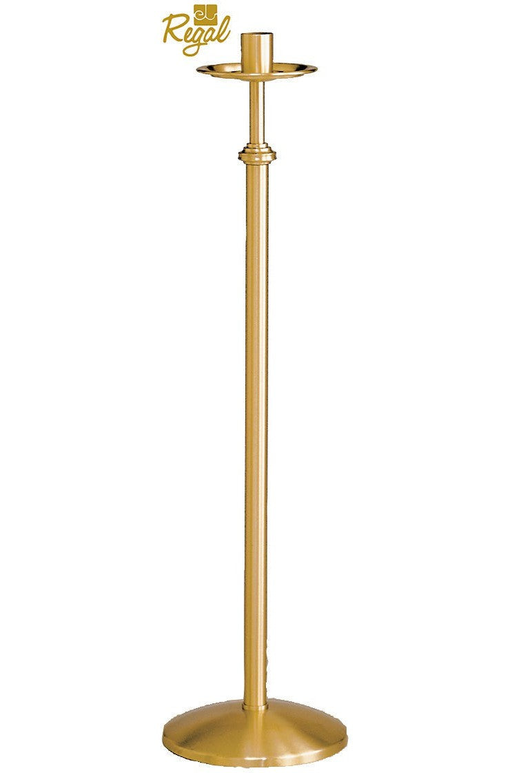 Paschal Candlestick - QF25PCS15-Church Life-Empire Bronze-Satin-Fixed-Michigan Church Supply