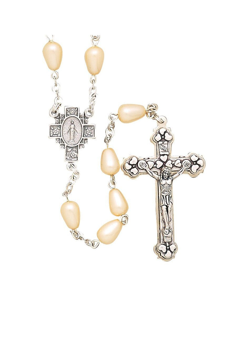 Pearl Rosary-WOSR3957JC-Inspirational Gifts-Singer-Michigan Church Supply