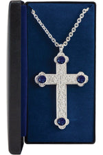 Pectoral Cross - EGPC500-Church Life-Alviti-Silver-Michigan Church Supply