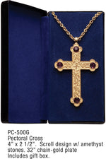 Pectoral Cross - EGPC500-Church Life-Alviti-Gold-Michigan Church Supply