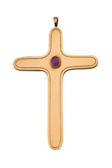 Pectoral Cross-EW7585-Church Life-Molina/Artistic Silver-Brass Gold Plated-Michigan Church Supply