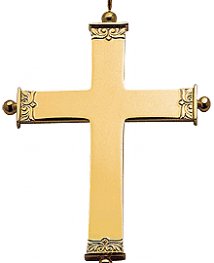 Pectoral Cross-EW7600-Church Life-Molina/Artistic Silver-Plain-Sterling Silver-Michigan Church Supply