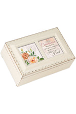 Petite Ivory Keepsake Music Box First Holy Communion - GPPM5812SI-Inspirational Gifts-Cottage Garden-Michigan Church Supply