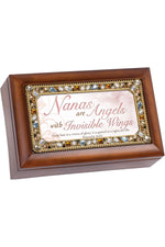 Petite Jeweled Woodgrain Music Box Grandma - GPPJTWGGRACEG-Inspirational Gifts-Cottage Garden-Michigan Church Supply