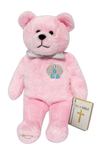 Pink Baptism Holy Bear - TXPUSG01-Inspirational Gifts-Holy Bears-Michigan Church Supply