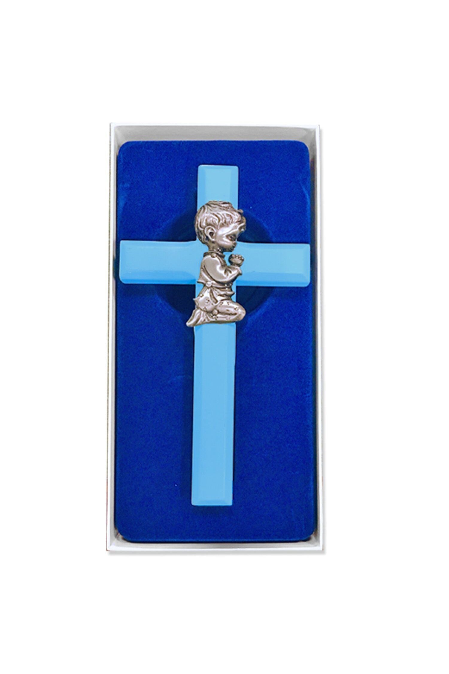 Pink Praying Girl Wall Cross - WOSEO4353-Inspirational Gifts-Singer-Michigan Church Supply