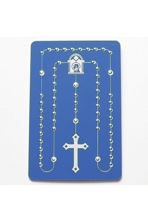 Plastic Rosary Card - LI43822-Inspirational Gifts-Roman, Inc-Michigan Church Supply