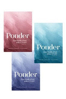 Ponder: Contemplative Bible Study Year A, B, C-Inspirational Gifts-Liturgical Press-Set of 3-Michigan Church Supply