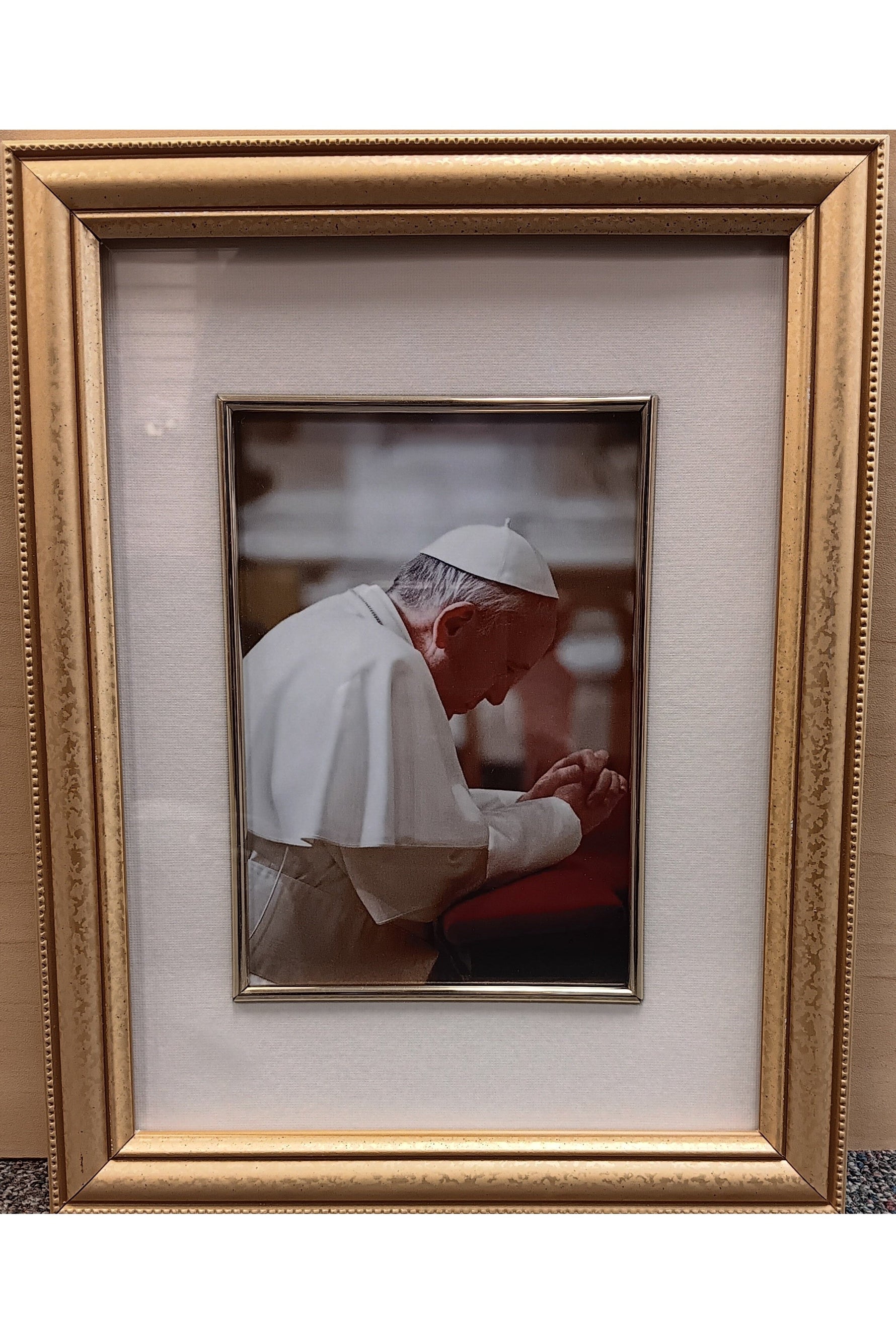 Pope Francis Framed print - 9.5" x 11.5" - FP101-5759M-Inspirational Gifts-Brandi-Michigan Church Supply