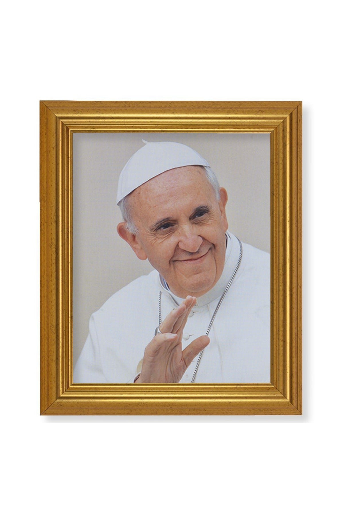 Pope Francis Textured Art - 10" x 12" - TA110574-Inspirational Gifts-Hirten-Michigan Church Supply